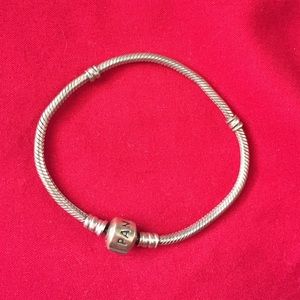 Silver pandora bracelet