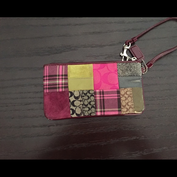 Coach Patchwork Wristlet - Picture 2 of 3