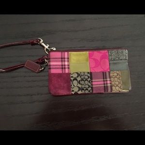 Coach Patchwork Wristlet