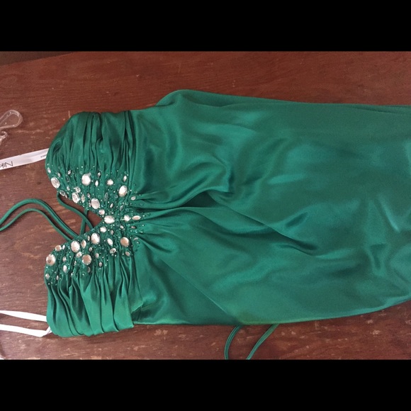 Green Prom Dress - Picture 2 of 3