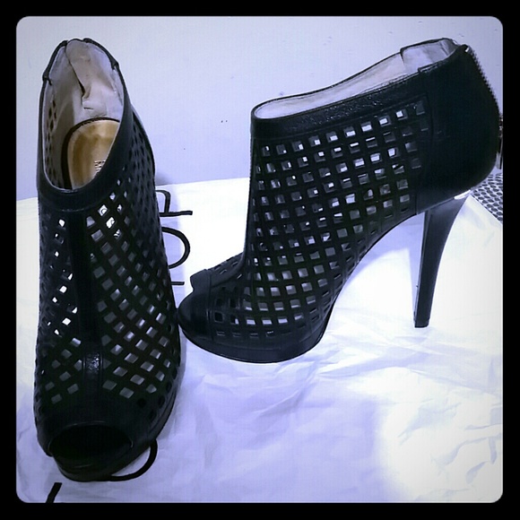 Michael Kors peep toe shoes