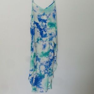 High-Low Tie Dye Top