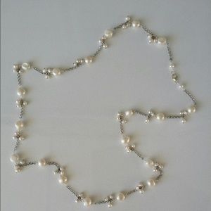 Sterling Silver & Real Pearl  necklace 😍