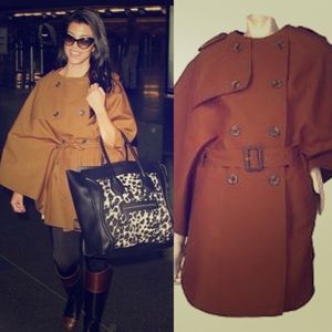 K-DASH by KARDASHIAN NWOT Pull Through Belt Cape🎀