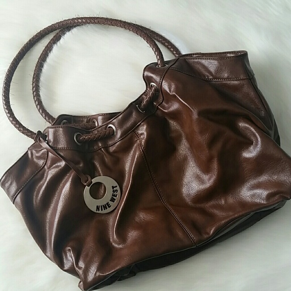 Brown Leather Nine West Purse