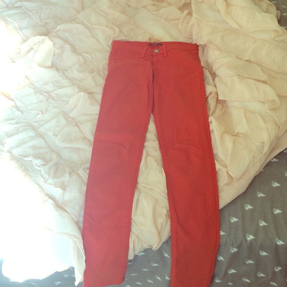 Dark orange flying monkey jeans