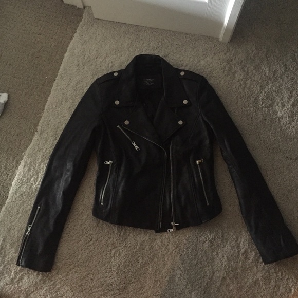 Zara Moto Leather Jacket