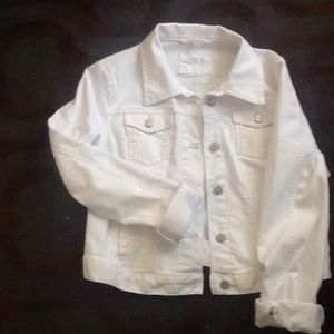 White denim jacket