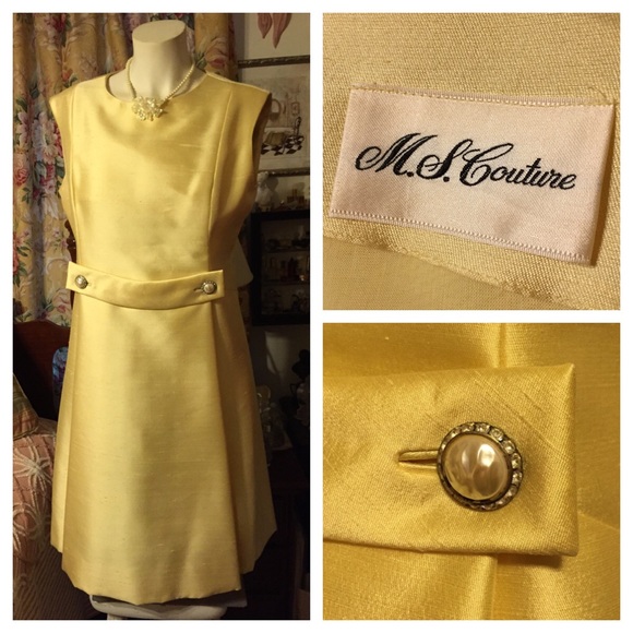 Vintage 60’s Yellow Dress 🎉HOST PICK🎉 - Picture 1 of 6