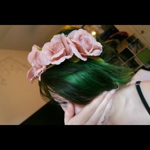 Pink Flower Crown