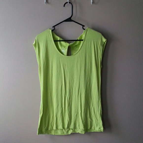 Lime green blouse