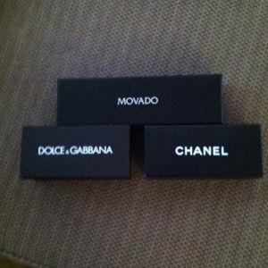 Chanel, Dolce&Gabbana, Movado box set