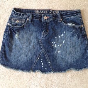 Jean skirt