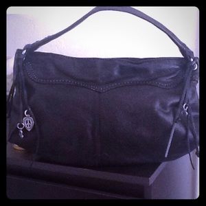 Lucky brand shoulder bag black Italian leather