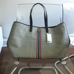 Brand new with tags Tory Burch Tote woven leather