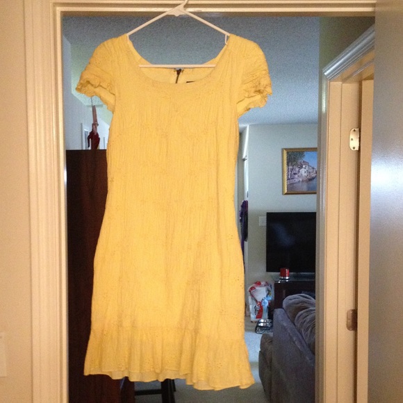 Lucca couture yellow dress