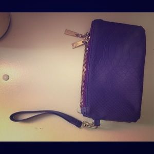 Double zipper clutch/wallet