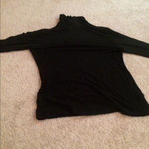 Long-sleeved Black Turtleneck