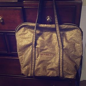 Victoria's Secret Gold Bag