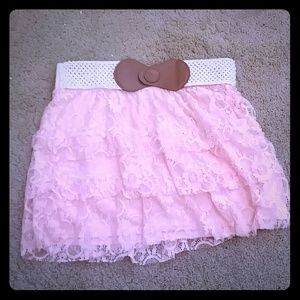 Pink floral Rue 21 skirt
