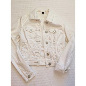 AE White Denim Jacket