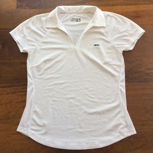 Slazenger white tennis / golf / workout shirt