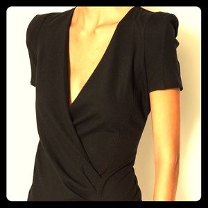 French Connection black dress lbd size 6