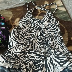 Zebra print dress