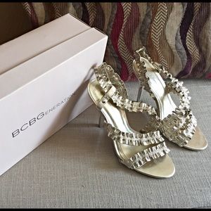 BCBG Soft Metallic Sandal