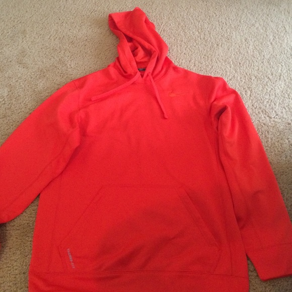 Orange Nike sweatshirt