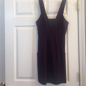 Eggplant structured dress