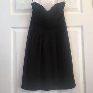 H&M little black dress with scalloped bodice