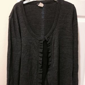 Venus sweater with ruffles