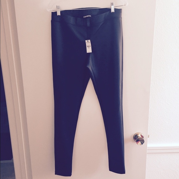 Express Pants - Express black pleather leggings
