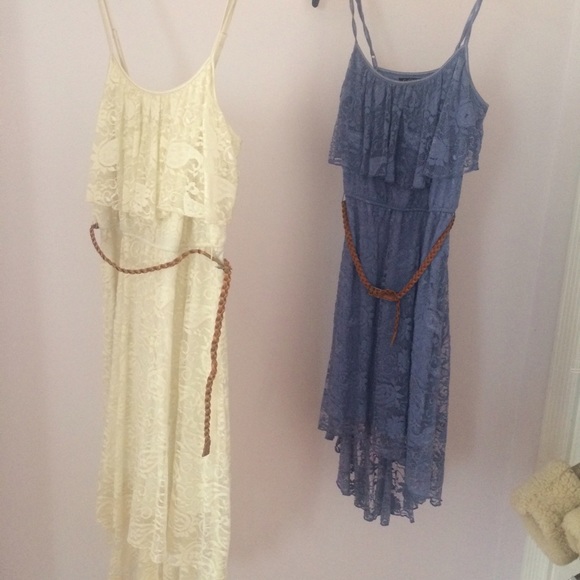 Lace country style high - low dressTRADE ONLY