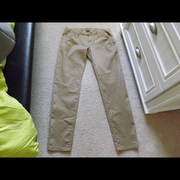 Brown Celebrity pink skinny jeans