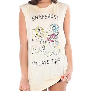 UNIF Snapbacks and Cats Too Tee&Eberjey Bra bundle