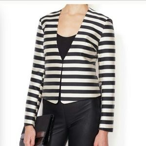 Dolce Vita Black and white stripe jacket