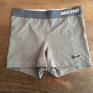 Nike Pro Grey Shorts