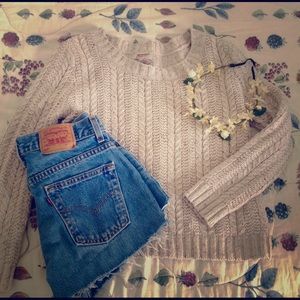 Slightly cropped sweater