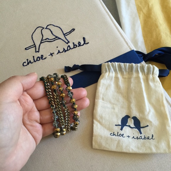 C + I Bead + Chain Multi Wrap Bracelet