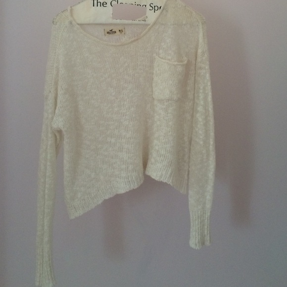 Hollister White sweater
