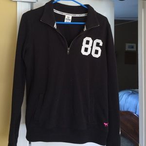Pink Victoria Secret quarter zip