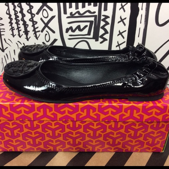 Tory Burch Blk Reva Ballet Flats!