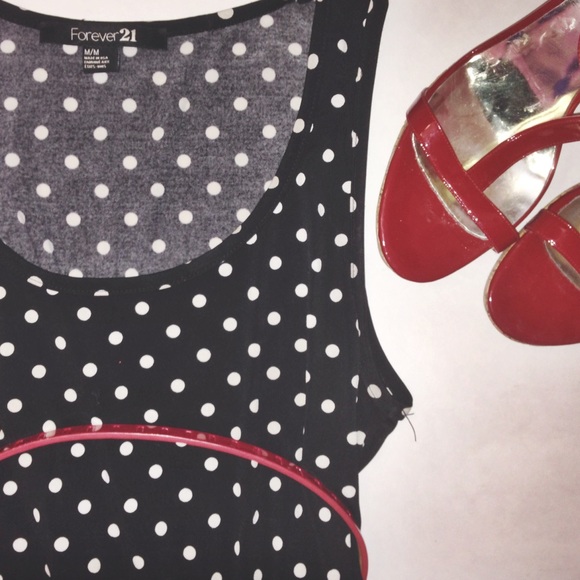 🎉HP 4/29🎉 Polka Dot High-Low Dress w/ Belt Loops