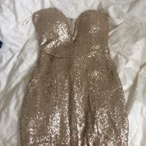 Tobi sequined bodycon dress