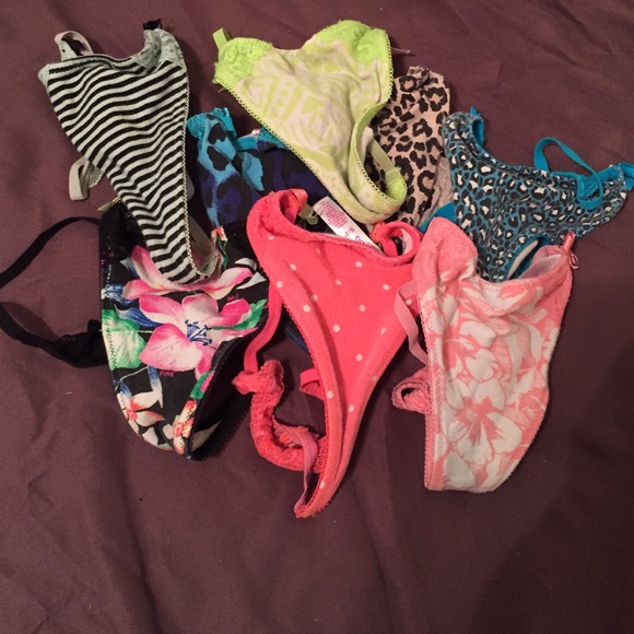 8 pair of vs PINK underwear