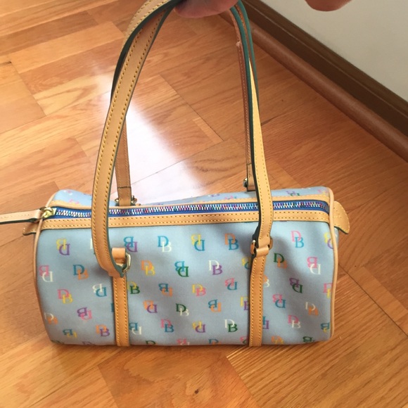 Blue Multi Colored Dooney and Bourke Handbag