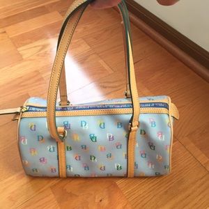 Blue Multi Colored Dooney and Bourke Handbag