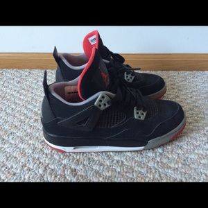 Retro Air Jordan Bred 4 SZ 5Y